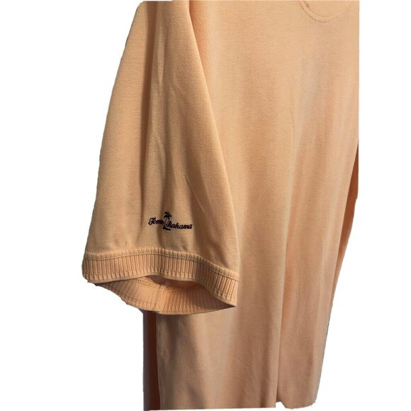 Tommy Bahama Peach Large Polo Shirt 100% Cotton - Picture 3 of 4